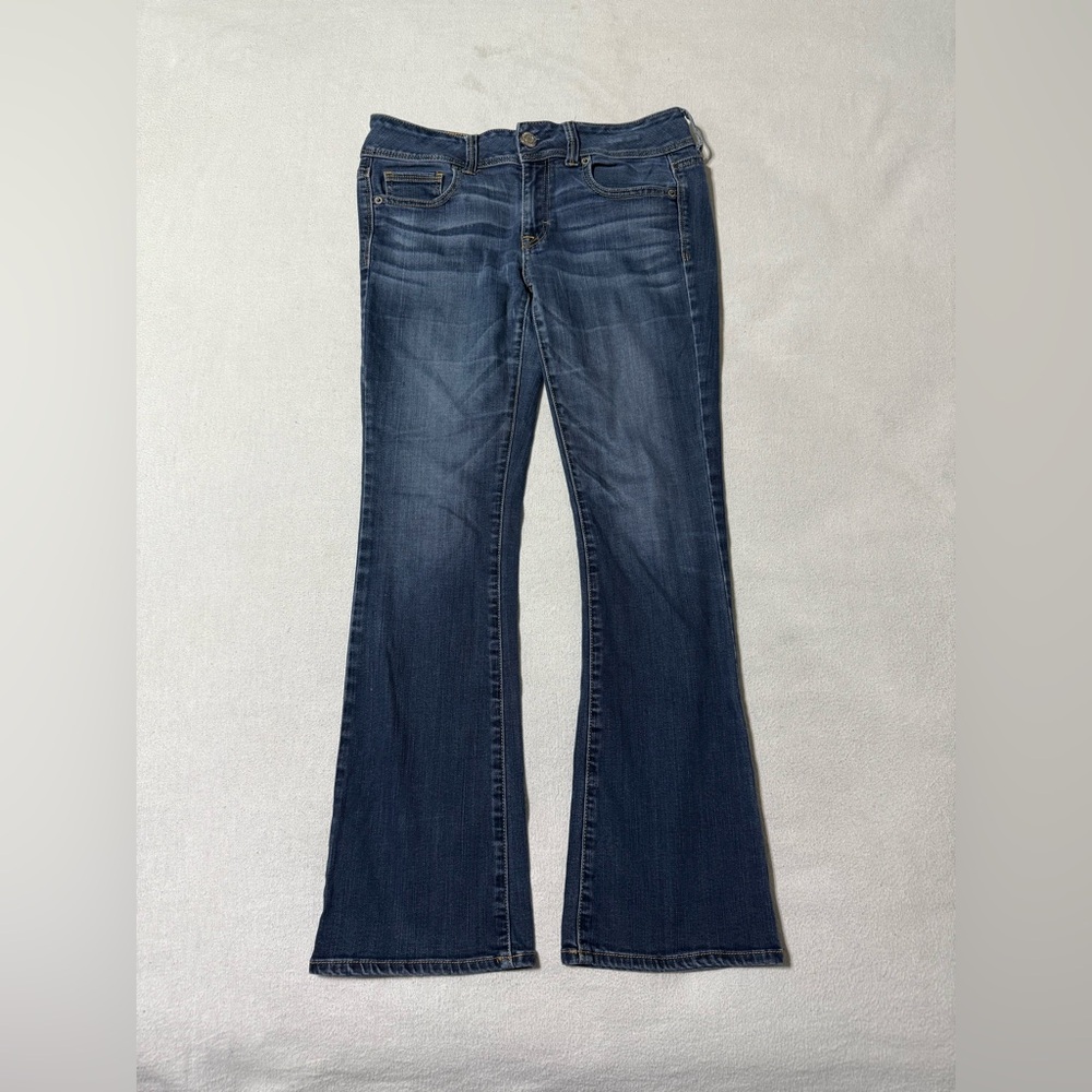American Eagle Outfitters Women's Boot Cut Jeans - Dark Blue